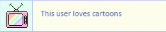 this user loves cartoons