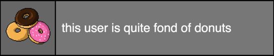 this user is quite fond of donuts