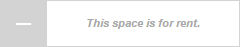 this space is for rent