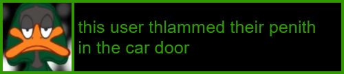 this user thammed their penith in the car door