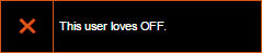 this user loves off