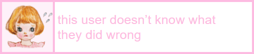 this user doesnt know what they did wrong