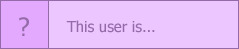 this user is...