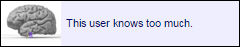 this user knows too much