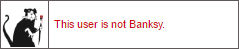 this user is not banksy