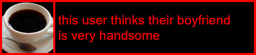 this user thinks their boyfriend is very handsome