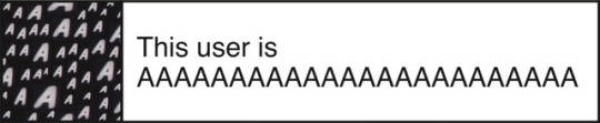 this user is aaaaaaaa