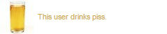 this user drinks piss