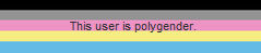 this user is polygender