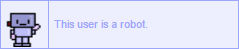 this user is a robot