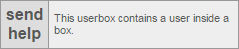this userbox contains a user inside a box