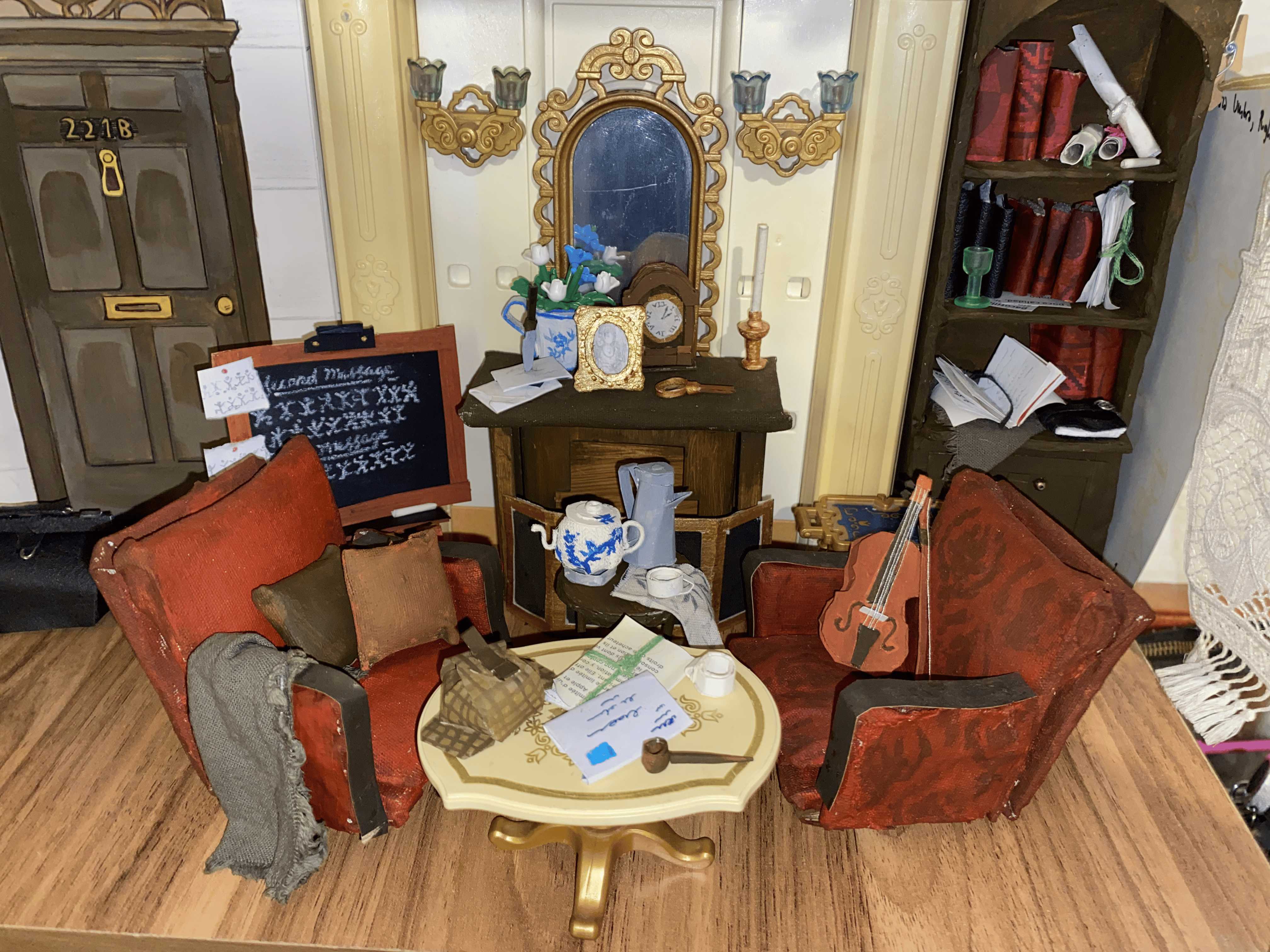 my miniature 221B baker street