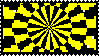 flashing black and yellow spiral