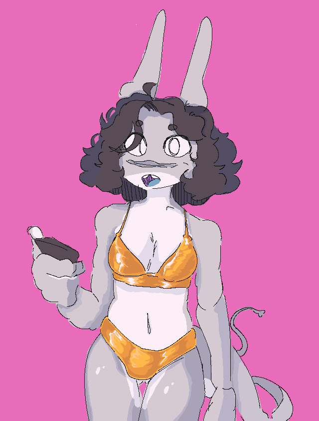 gold week bikini art