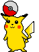 Pikachu with a Pokeball