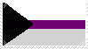 a stamp of the demisexual flag
