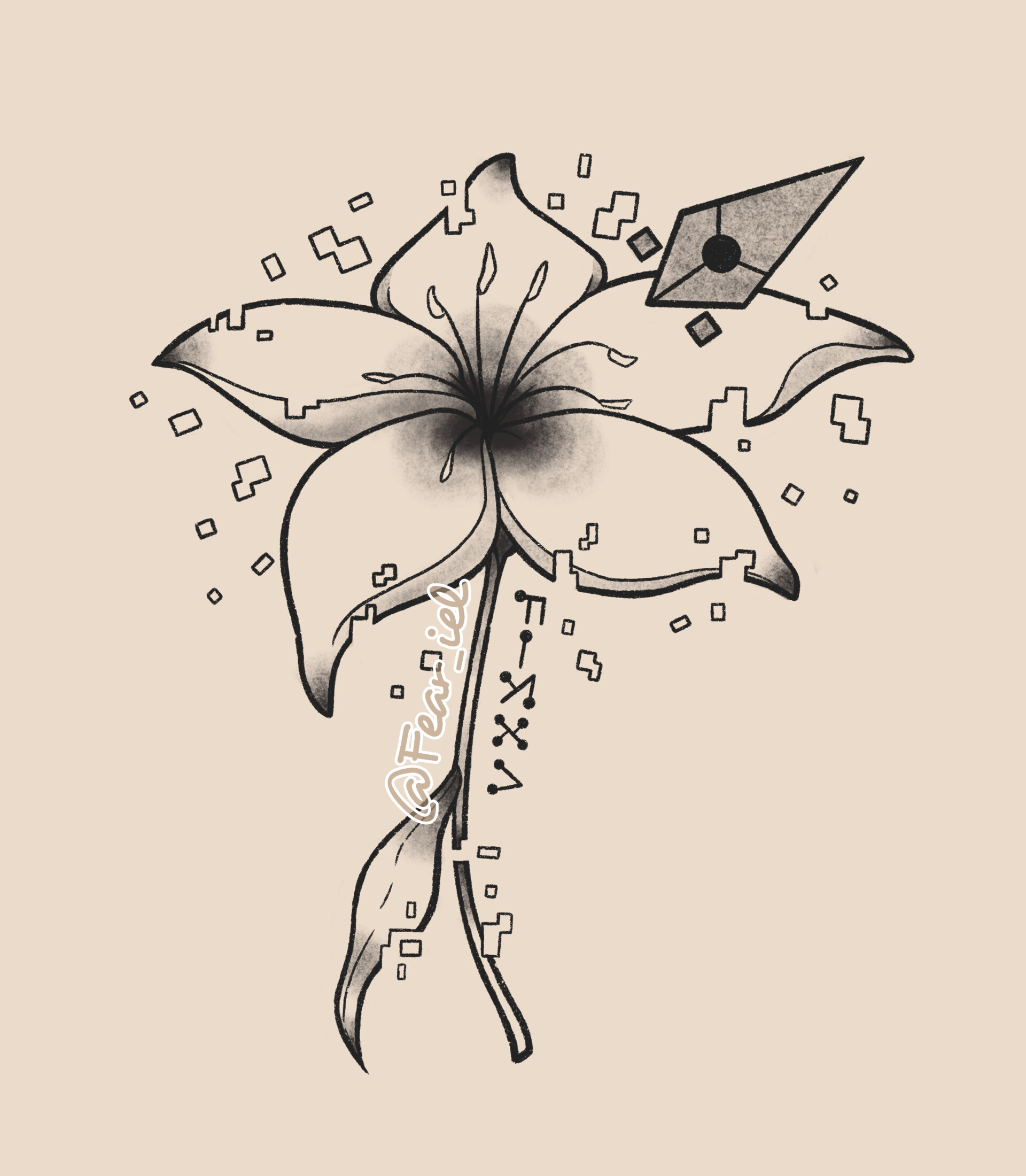 nier lunar tear tattoo 3