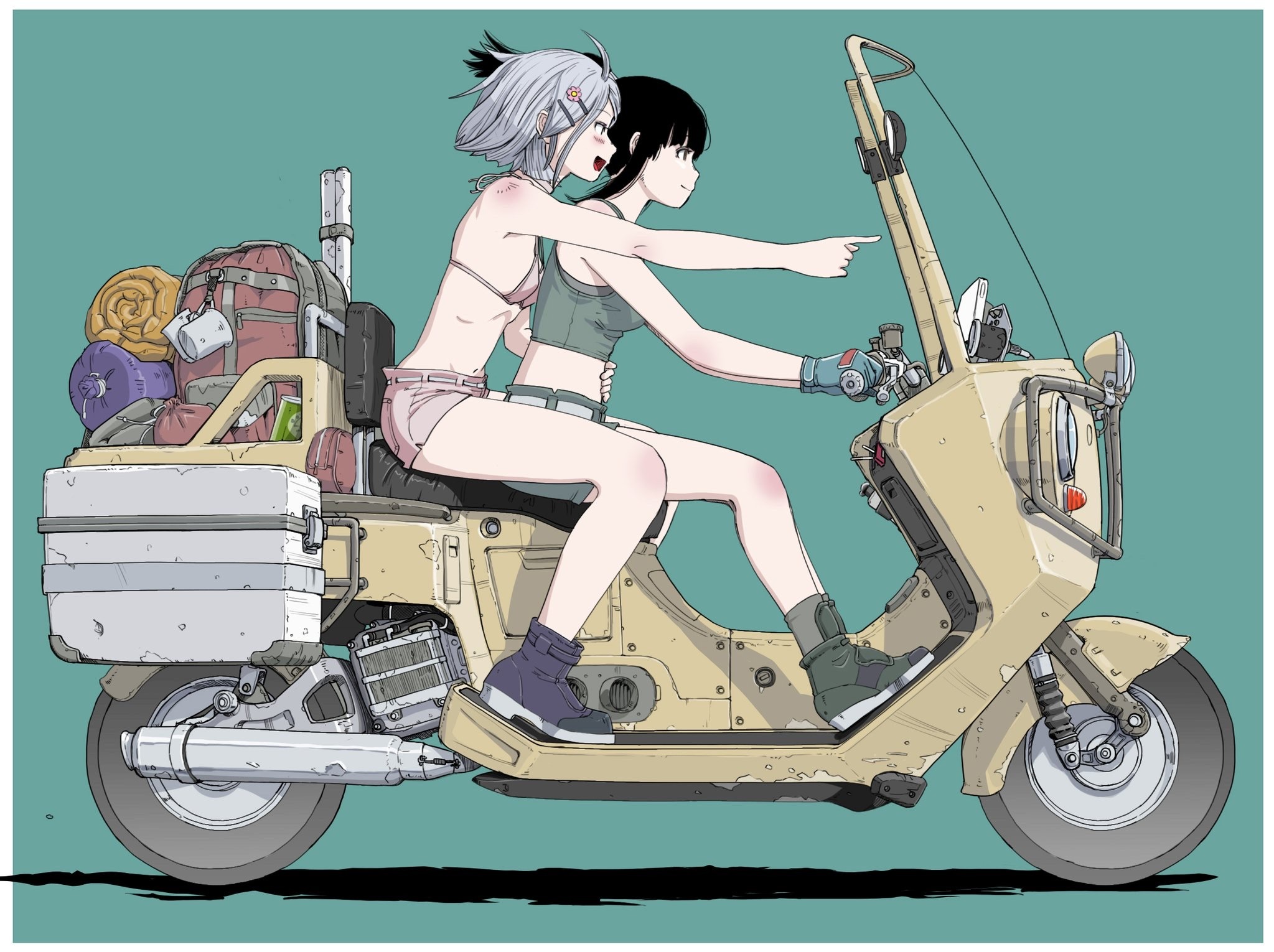 scantily clad