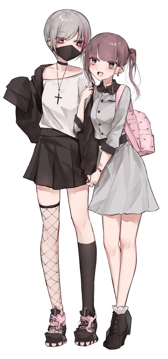 simple pastel goth