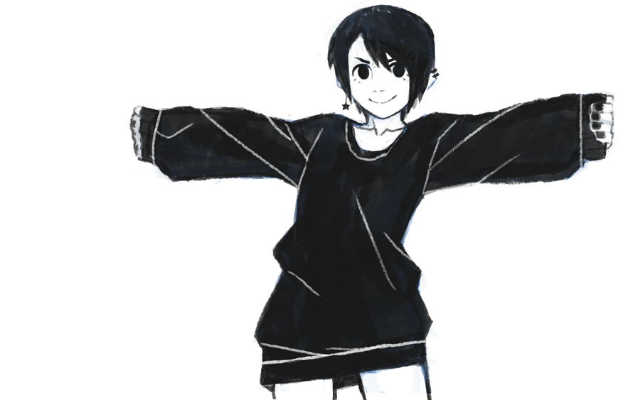 thick oversized longsleeve