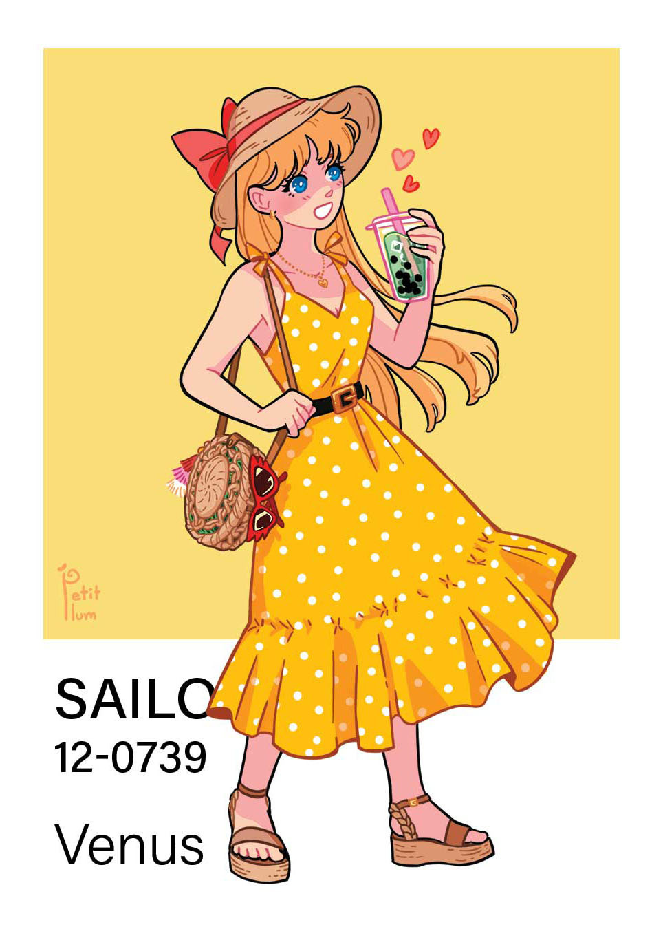 yellow beach casual