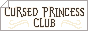 A button displaying the logo of Cursed Princess Club, which is a web comic.