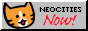 a grey 80x31px button with the neocities logo and text that reads 'neocities now' 