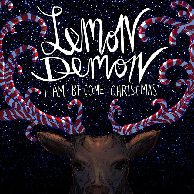 THE ALBUM COVER OF I AM BECOME CHRISTMAS BY LEMON DEMON.