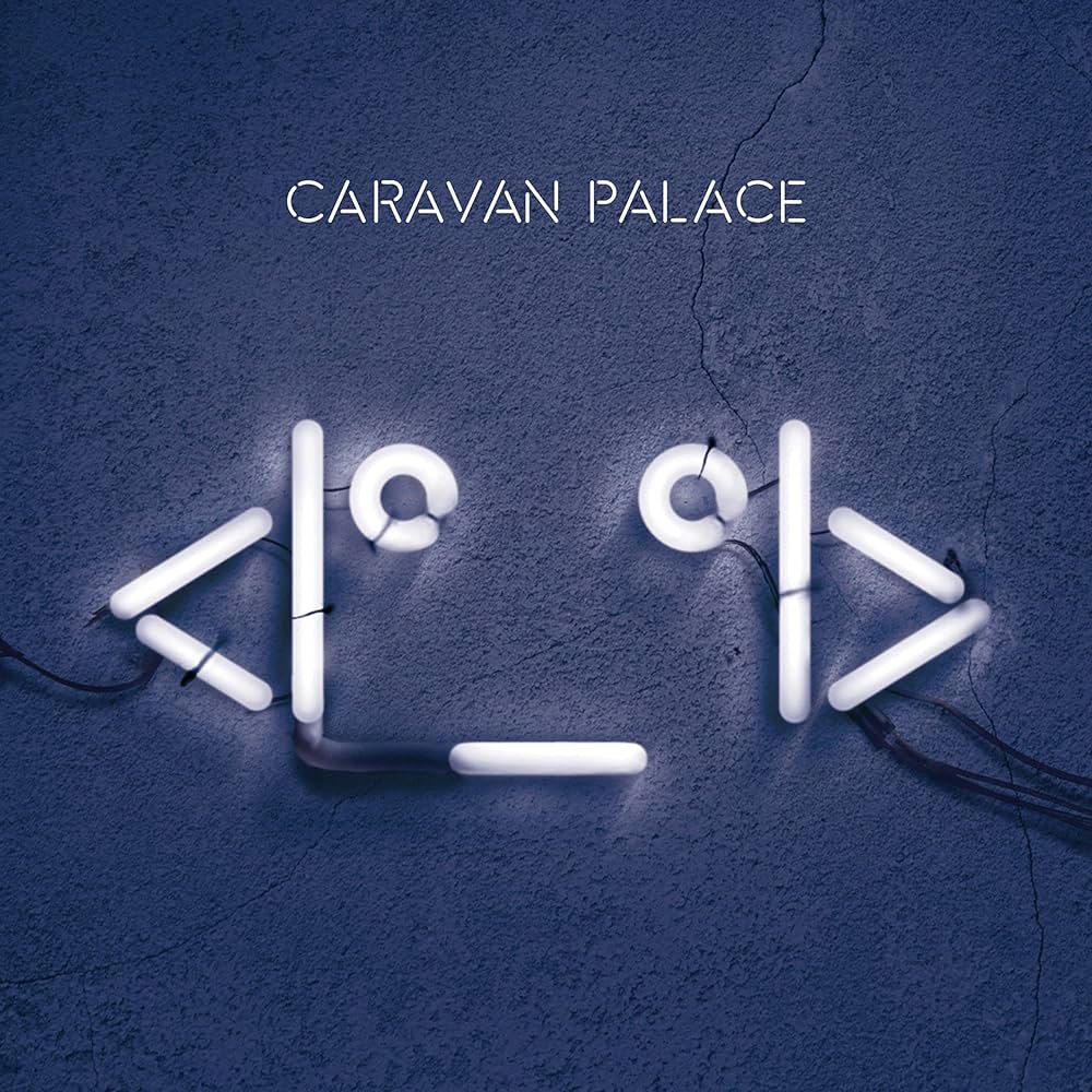 THE ALBUM COVER OF ROBOT FACE BY CARAVAN PALACE.