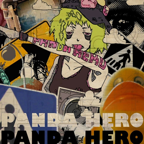 THE ALBUM COVER OF PANDA HERO BY HACHI.