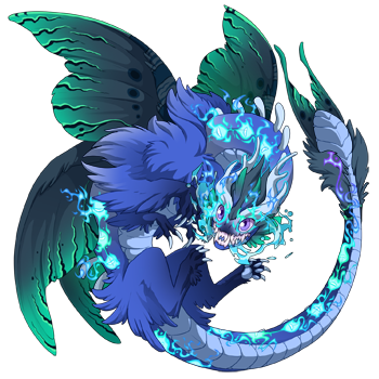 Cocytus' site art, but her Fade gene is the glitched variant, making the accent color less vibrant.