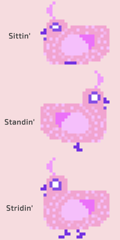 Pixel Chickens