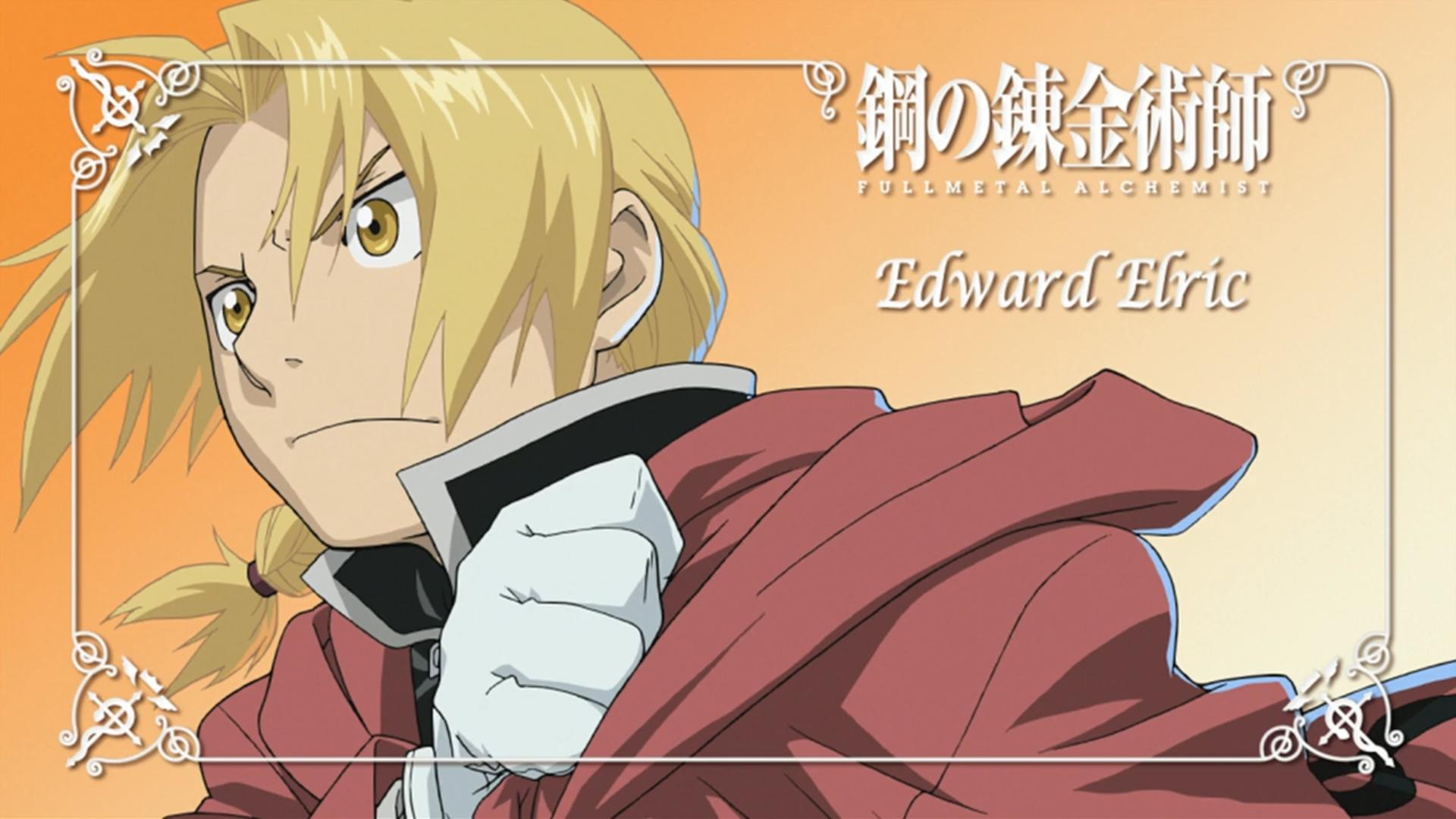 edward elric from fullmetal alchemist