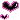 pink and black hearts