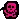 pink and black skull speech bubble