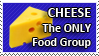 CHEESE the only food group