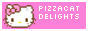 Pizzacat Delights Button