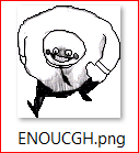 Enoch's run sprite, labelled ENOUCGH.png.