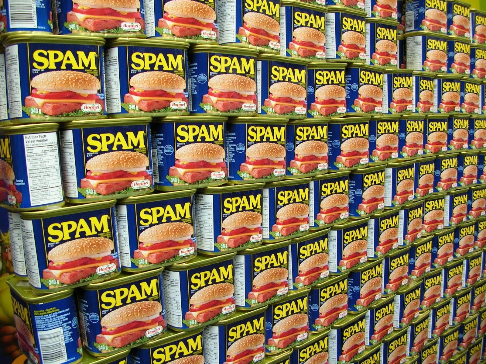 A wall of canned spam.