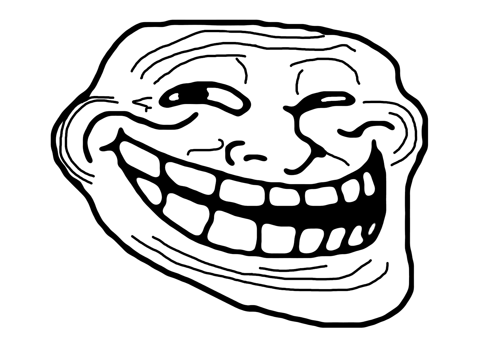 A trollface.