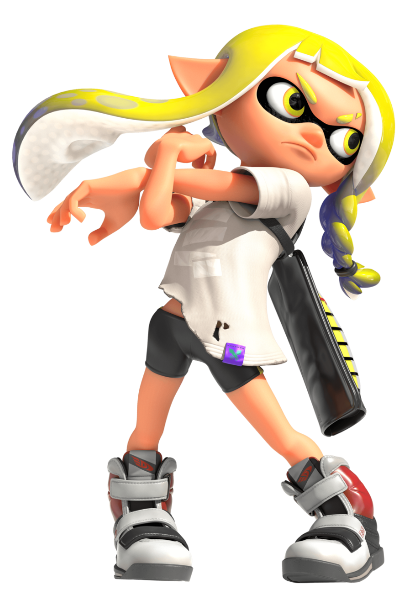 A yellow inkling girl