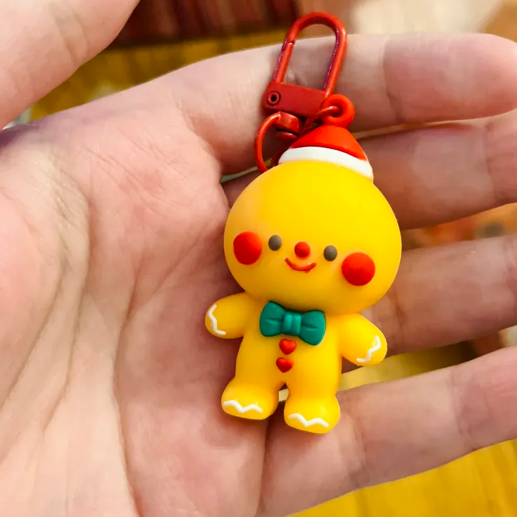Keychain with a little gingerbread man