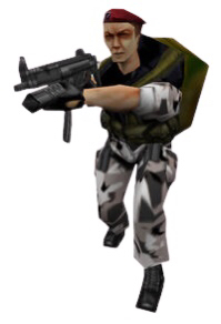 a red beret hecu marine from half life. a red beret hecu marine from half life.