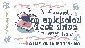 an unlabeled flash drive