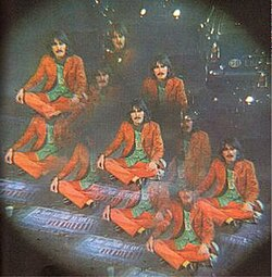 Psychodelic Image of various George Harrisons