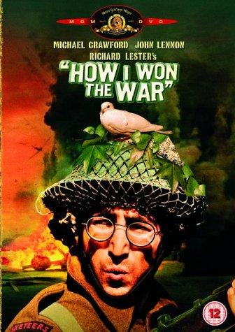 Poster for the movie How I won the War, the poster depicts John Lennon in a military outfit
