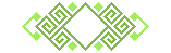 a geometric pattern in two shades of green.