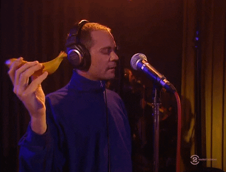 gord with banana shaker