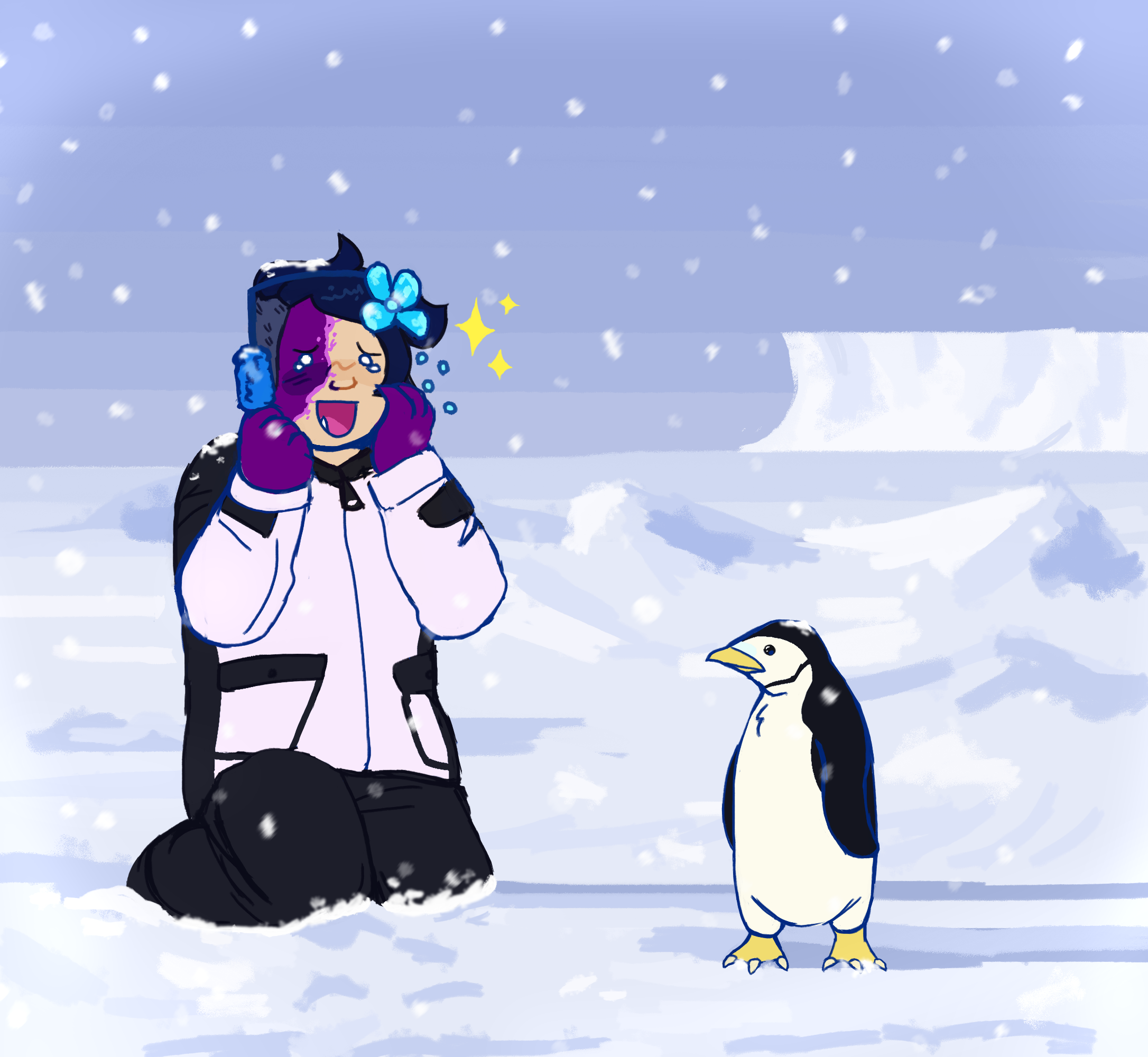 (day 20: chill) brother i am running out of things to say here! penguin