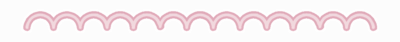 divider of a bumpy pink link